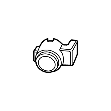 BMW 66-20-6-838-618 ULTRASONIC SENSOR, GALVANIC