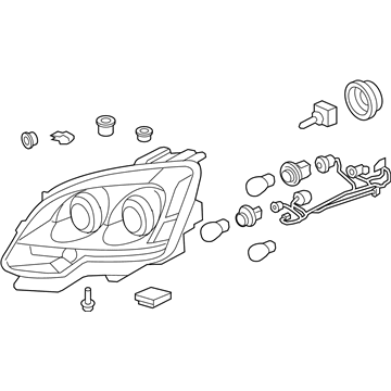 GM 22938888 Headlamp Assembly