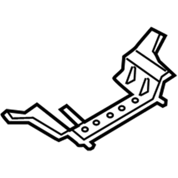 BMW 41-00-7-376-133 Shaped Part, B-Pillar, Bottom. Inner Left
