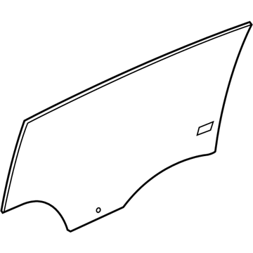 GM 22973990 Door Glass