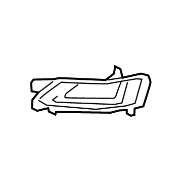 Hyundai 86525-D3530 Cover-FR Fog Lamp UPR, LH