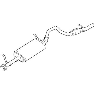 GM 91176510 Exhaust Muffler (On Esn)