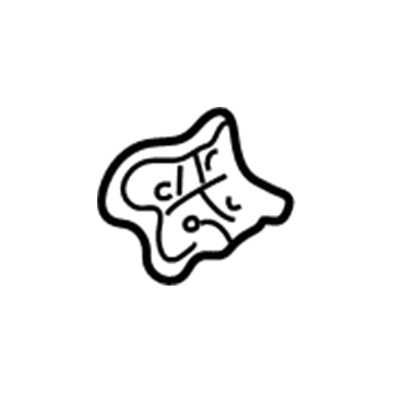 GM 30024393 Insulator, Exhaust Pipe Hanger Bracket