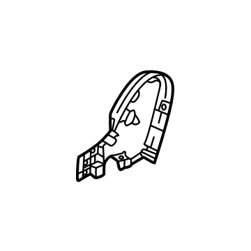 Nissan 87381-6RE0A Finisher-Cushion, Front Seat Inner LH