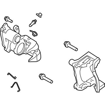 Hyundai 58311-D2A71 CALIPER Kit-RR Brake, RH