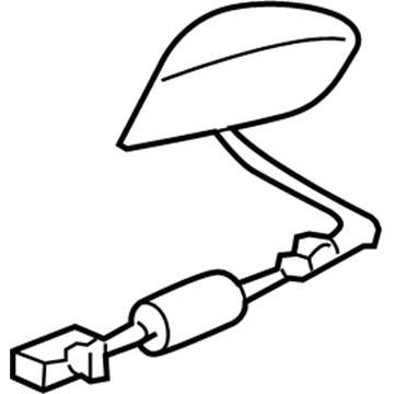 Honda 39150-TE0-A21ZA Antenna Assembly, Xm (Belize Blue Pearl)