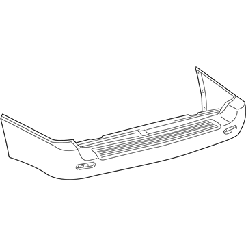 Lexus 52159-6A914 Cover Rear,Bumper