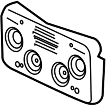 GM 23407723 License Bracket