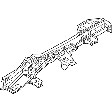 Hyundai 65720-G2000 Member Assembly-Rear Floor Side, RH