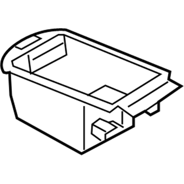BMW 51-16-9-184-500 Storage Compartment, Armrest