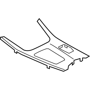BMW 51-16-7-485-945 DECOR PANEL FOR CENTRE CONSO