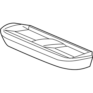 Honda 82137-TR0-A01 Pad, RR. Seat Cushion