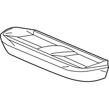 Honda 82131-TR3-L21ZA Cover, Rear Seat Cushion Trim (Sienna Beige)