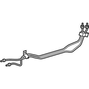 Lexus 48881-60010 Tube, Rear Stabilizer Control, No.1