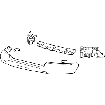 Ford 4L3Z-17D957-CA Bumper Cover