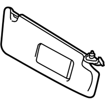 BMW 51-16-3-404-023 Sun Visor/Mirror Illuminated Left
