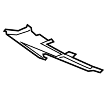 Lexus 53285-0E020 Cover, Front Bumper Arm