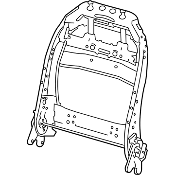 Mopar 68260531AC Frame-Front Seat Back