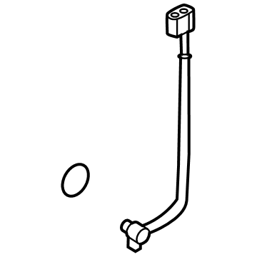 Nissan 92447-5MP1A PIPE ASSY-COOLER, COMPRESSOR TO CONDENSER