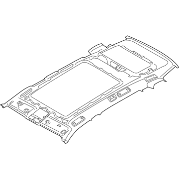 BMW 51-44-5-A6B-3C1 HEADLINING PANORAMIC ROOF:514030