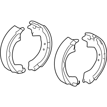 Toyota 04495-33010 Rear Shoes