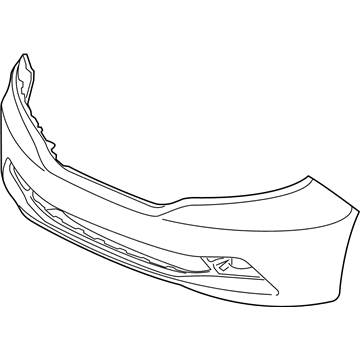 Honda 04711-TK8-A81ZZ Face, Front Bumper (Dot)