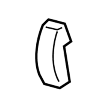 GM 15257724 Belt & Retractor Cover