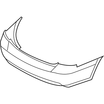 Hyundai 86611-1E000 Rear Bumper Cover
