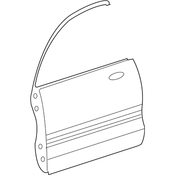 Kia 863622G000 Tape-Front Door Black Upper