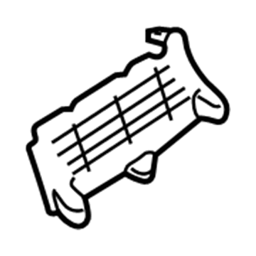 BMW 64-11-8-363-783 Heater Radiator Cover