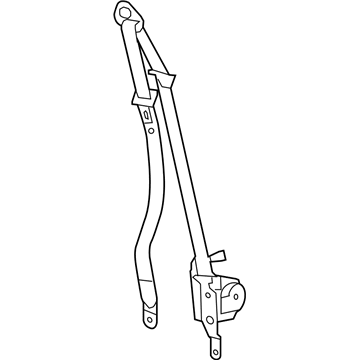 GM 19259196 Belt & Retractor