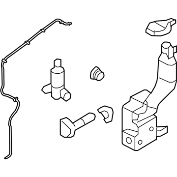Ford BT4Z-17618-A Reservoir Assembly