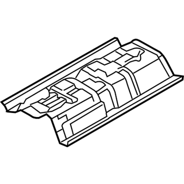 Hyundai 65131-0W050 Reinforcement Assembly-Center Floor