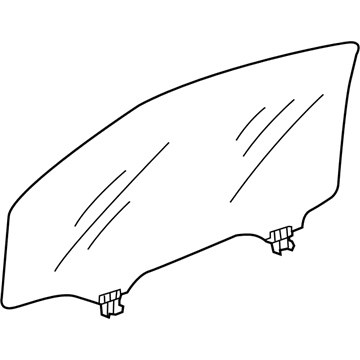 Toyota 68110-74011 Door Glass