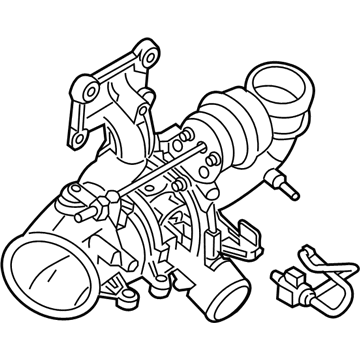 Ford CJ5Z-6K682-F Turbocharger