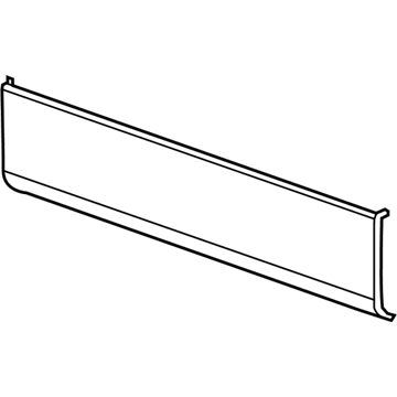 GM 25794943 Panel Asm-Rear Floor Panel Trim *Gray