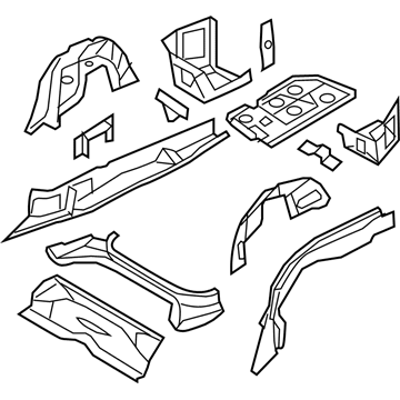 BMW 41-11-7-145-315 Rear Axle Carrier