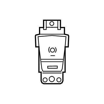 BMW 61-31-5-A42-470 SWITCH FOR PARKING BRAKE/AUT