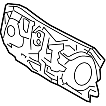 Toyota 55223-52020 Insulator, Dash Panel, Outer