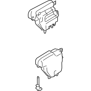 BMW 17-13-8-610-819 Radiator Coolant Overflow-Reservoir Expansion Tank