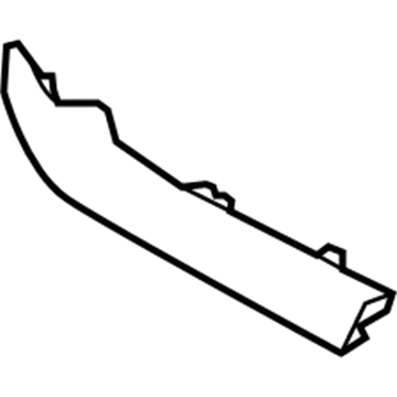 Honda 75103-TK8-A11 Molding, R. Chrome