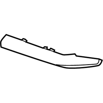 Honda 75153-TK8-A11 Molding, L. Chrome