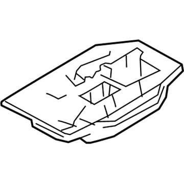Nissan 84975-3WC0A Box Assy-Luggage Floor, Center