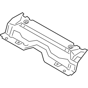 BMW 41-00-9-879-521 FLOOR PAN CROSS MEMBER, REAR