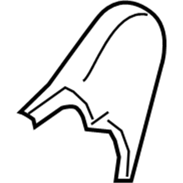 Acura 81248-TX6-A41ZA Cover, Passenger Side Reclining (Inner) (Sandstorm)