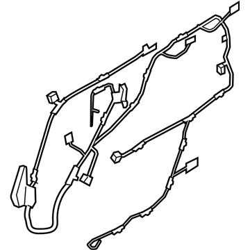 BMW 61-12-9-338-910 Door Cable Harness, Driver'S Side