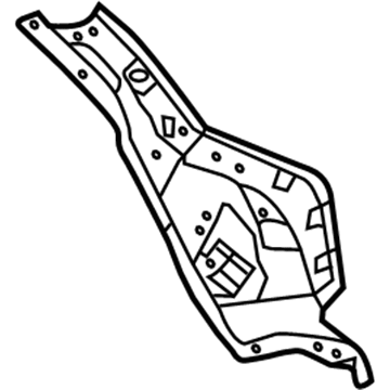 Infiniti G7630-3JAMA Pillar Assy-Back, Inner RH