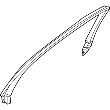 Nissan 802D4-5MP0A COVER-SASH INNER, RH