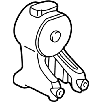 Honda 50810-S3V-A01 Rubber, RR. Engine Mounting