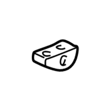 GM 15598299 Bracket-Rear Stabilizer Shaft Link